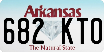 AR license plate 682KTO