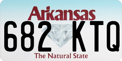 AR license plate 682KTQ