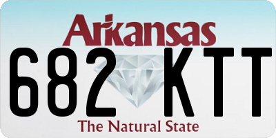 AR license plate 682KTT