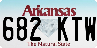 AR license plate 682KTW