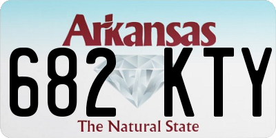 AR license plate 682KTY