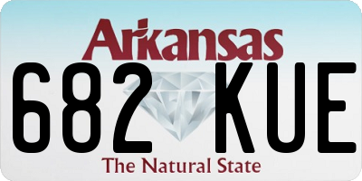 AR license plate 682KUE