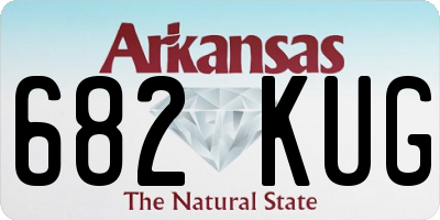 AR license plate 682KUG