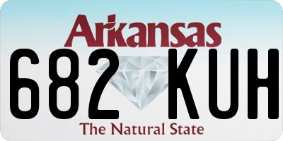 AR license plate 682KUH