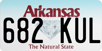 AR license plate 682KUL