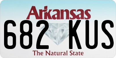 AR license plate 682KUS