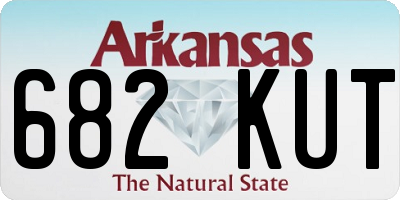 AR license plate 682KUT