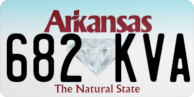 AR license plate 682KVA