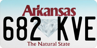 AR license plate 682KVE