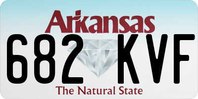 AR license plate 682KVF