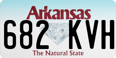 AR license plate 682KVH