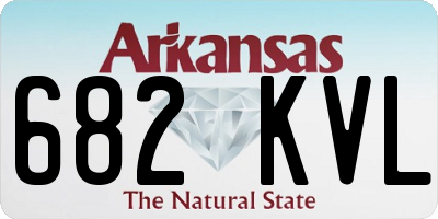 AR license plate 682KVL