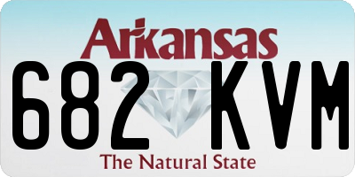 AR license plate 682KVM