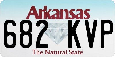 AR license plate 682KVP