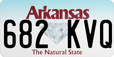 AR license plate 682KVQ