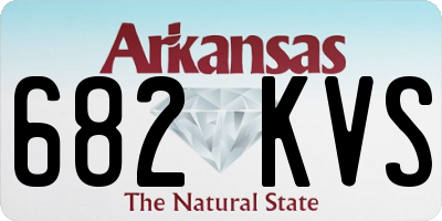 AR license plate 682KVS
