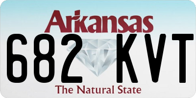AR license plate 682KVT