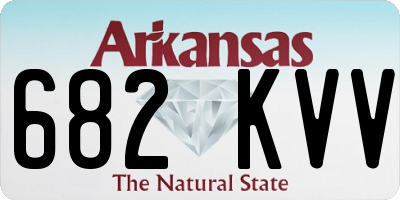 AR license plate 682KVV