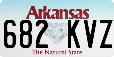 AR license plate 682KVZ