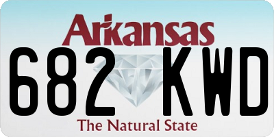 AR license plate 682KWD