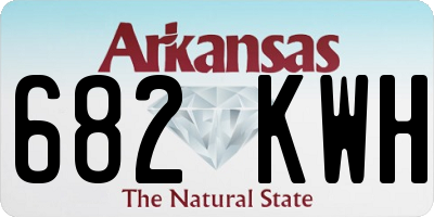 AR license plate 682KWH