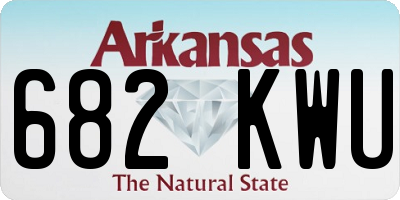 AR license plate 682KWU