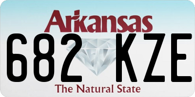 AR license plate 682KZE
