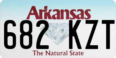 AR license plate 682KZT