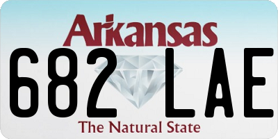 AR license plate 682LAE