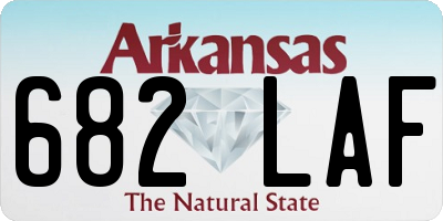 AR license plate 682LAF