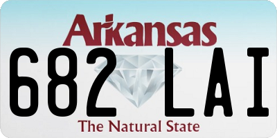AR license plate 682LAI