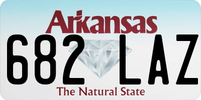 AR license plate 682LAZ