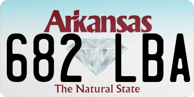 AR license plate 682LBA