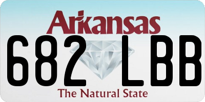 AR license plate 682LBB