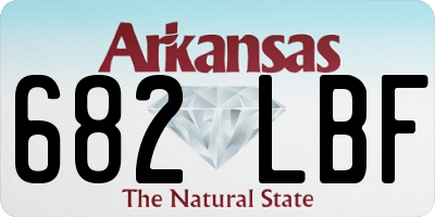 AR license plate 682LBF