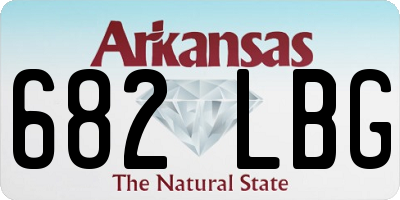 AR license plate 682LBG