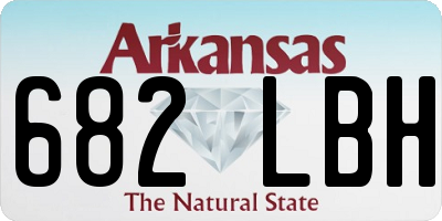 AR license plate 682LBH