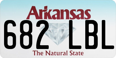 AR license plate 682LBL