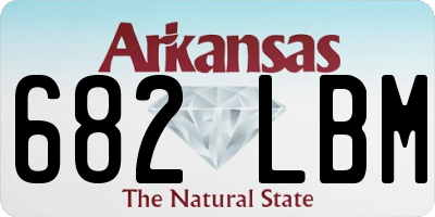 AR license plate 682LBM
