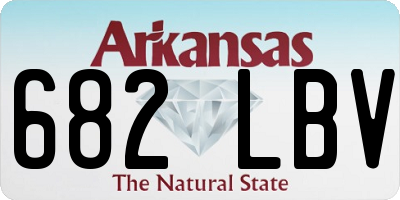 AR license plate 682LBV