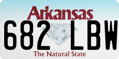 AR license plate 682LBW