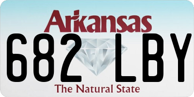 AR license plate 682LBY