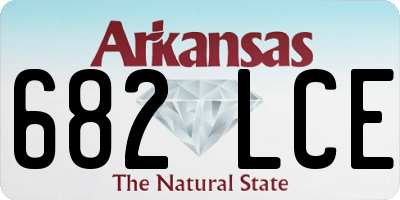 AR license plate 682LCE