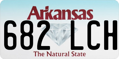 AR license plate 682LCH