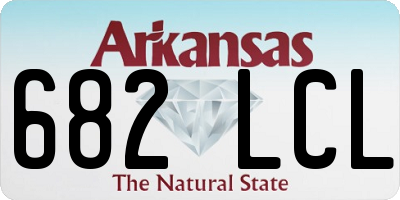 AR license plate 682LCL