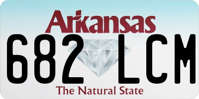 AR license plate 682LCM