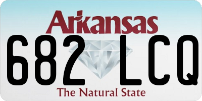AR license plate 682LCQ