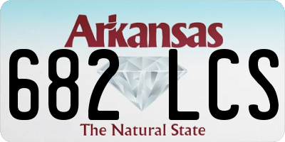 AR license plate 682LCS