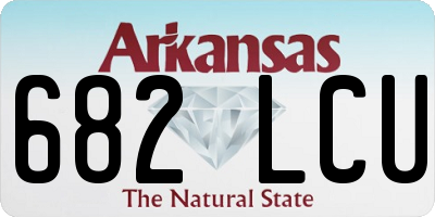 AR license plate 682LCU