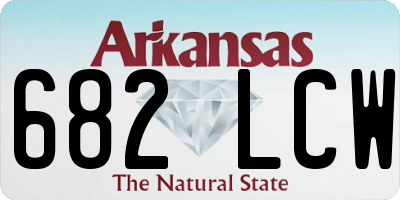 AR license plate 682LCW